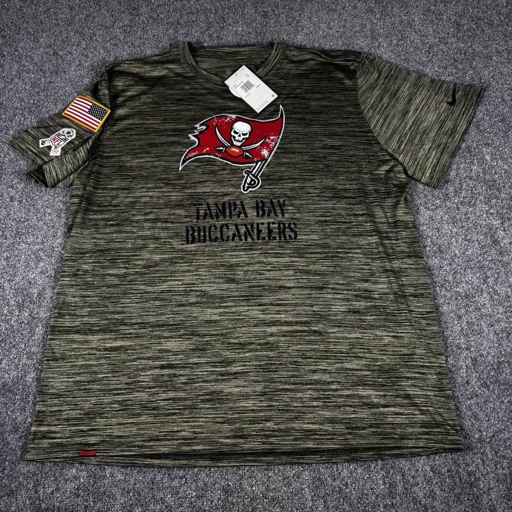 Nike Tampa Bay Buccaneers Salute To Service Camo Dri-Fit T-Shirt Men's XXL NWT